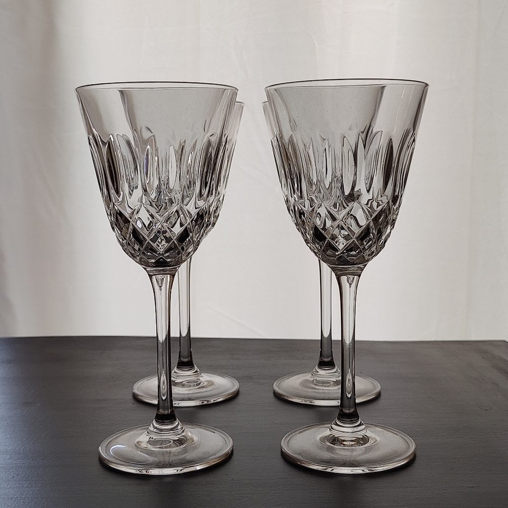5 RCR (Royal Rock Crystal) Raffaello Water Goblets